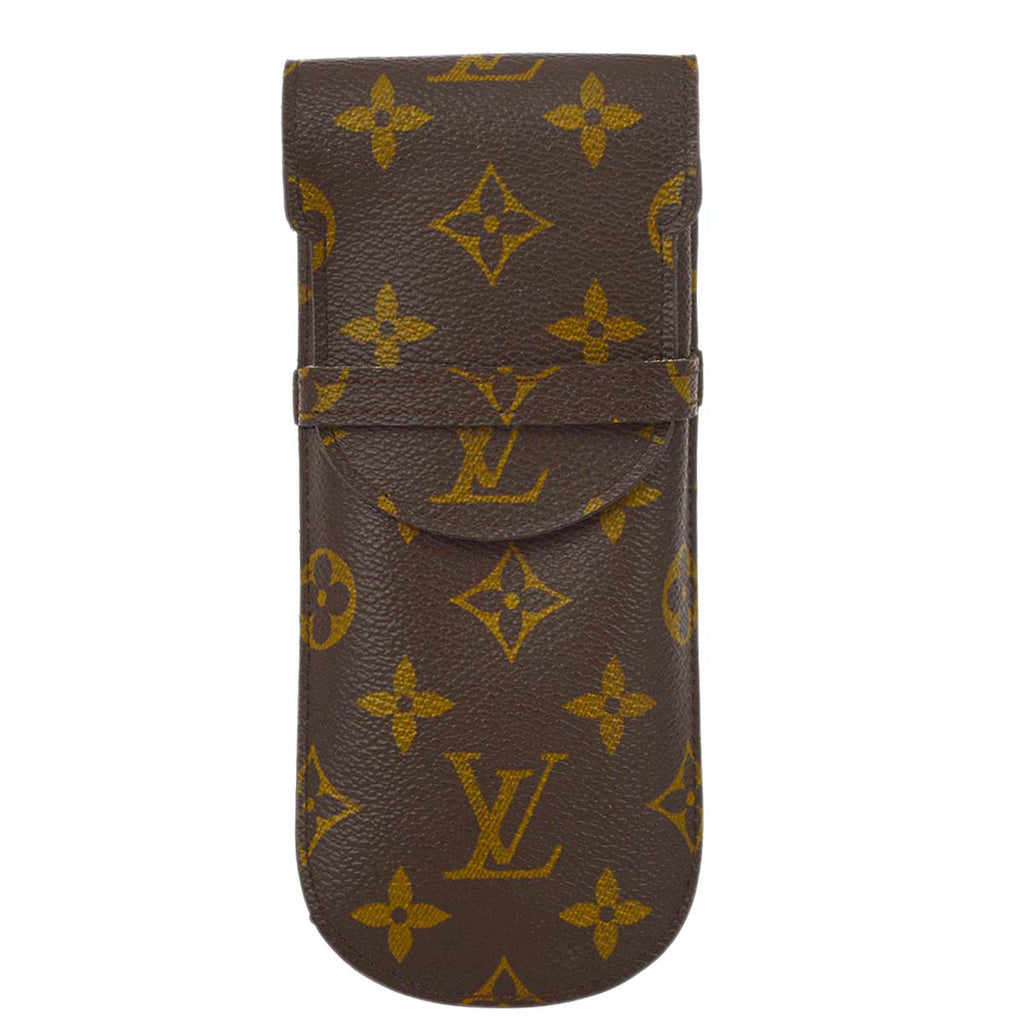 Louis Vuitton 2001 Monogram Etui lunette Glasses Case M62970 Small Good