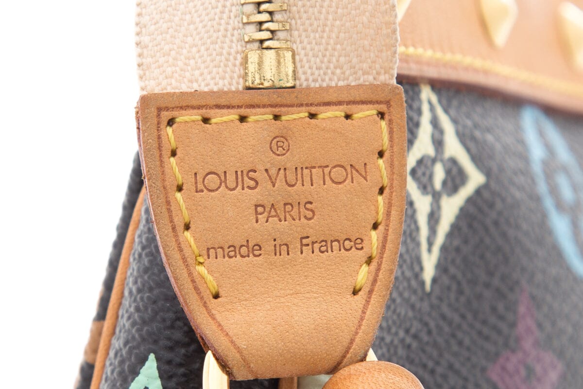 Louis Vuitton X Takasgi Murakami 2003 Multicolor Canvas Monogram Pochette