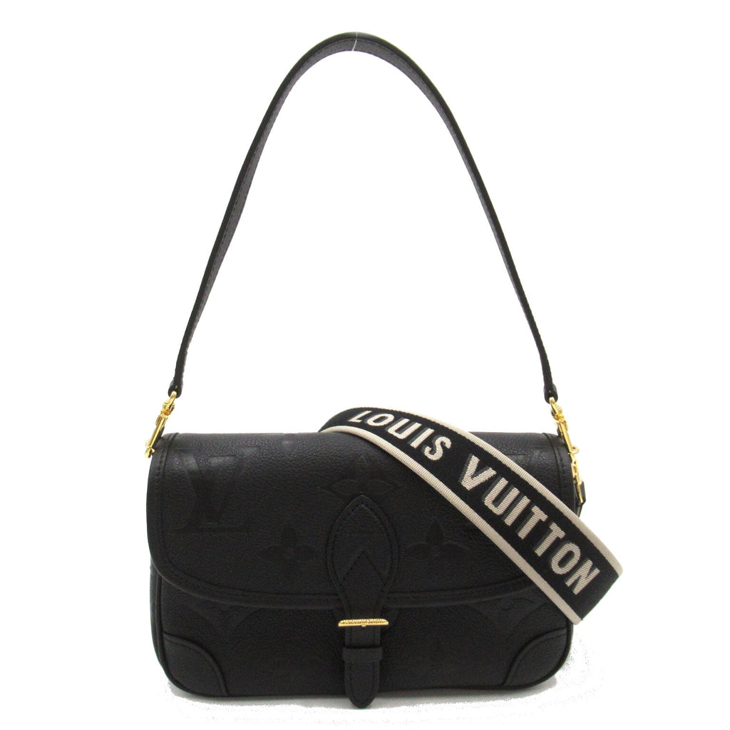 Louis Vuitton Louis Vuitton Diana 2w Shoulder Bag Leather Monogram Emplant  Black M46386
