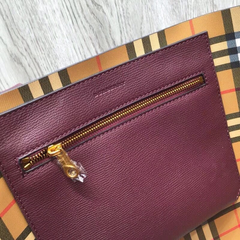GLAMI Small Embossed Crest Tote Purple For Women, Bags 13.8in/35cm