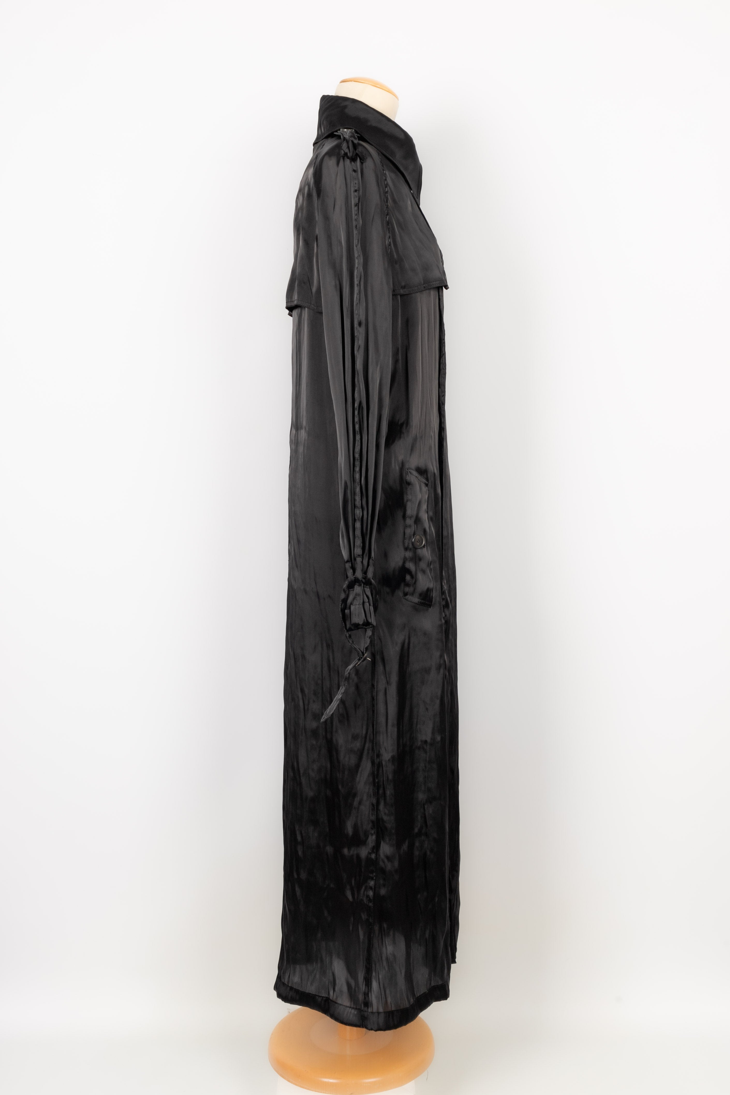 Manteau trench noir Jean-Paul Gaultier