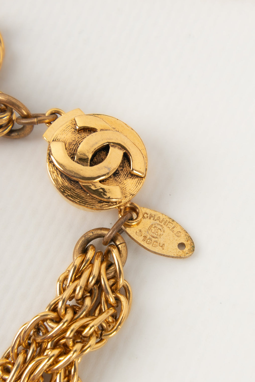 Collier dorÃƒÆ’Ã‚Â© Chanel 1984