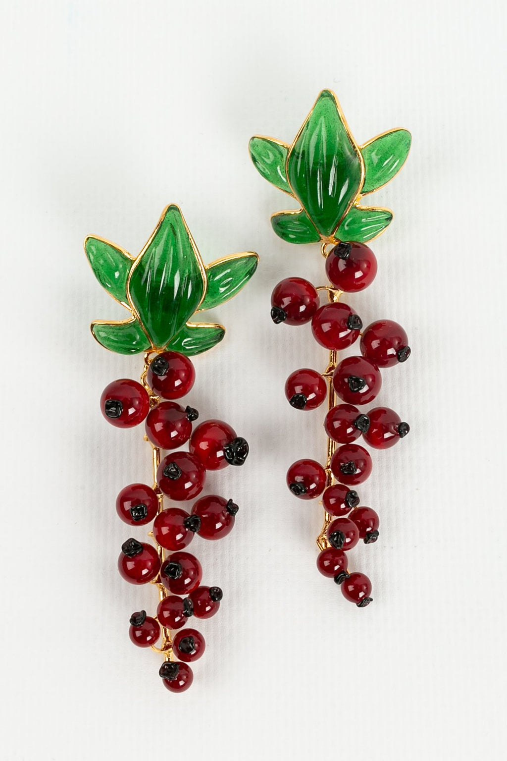 Boucles d'oreilles en pÃƒÆ’Ã‚Â¢te de verre Augustine