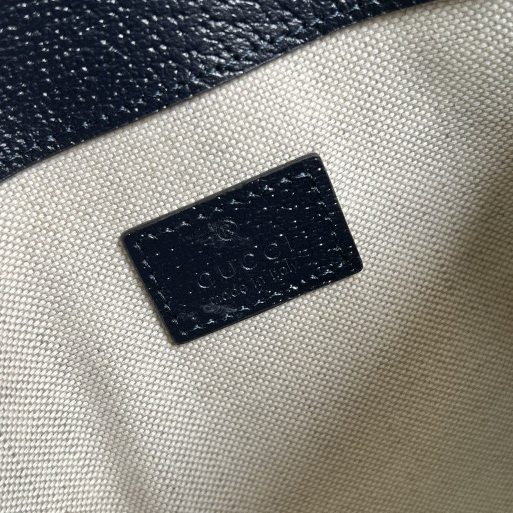 Glami OphiGLAMIa Belt Bag Beige And Blue Glami Supreme Canvas For Men 9in/22cm Glami 674081 96IWN 4076
