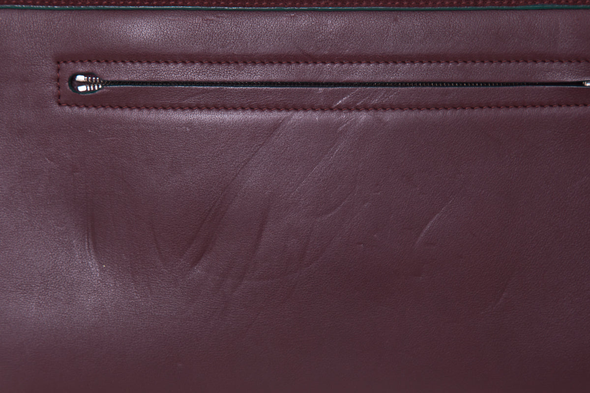 Celine Multicolor Diamond Suede & Pony Hair Shoulder Bag