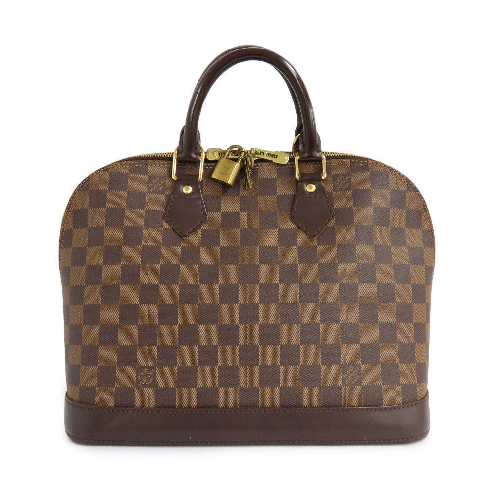 Louis Vuitton Alma N51131 Damier Evene Handbag Brown G    Leather