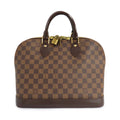 Louis Vuitton Alma N51131 Damier Evene Handbag Brown G    Leather