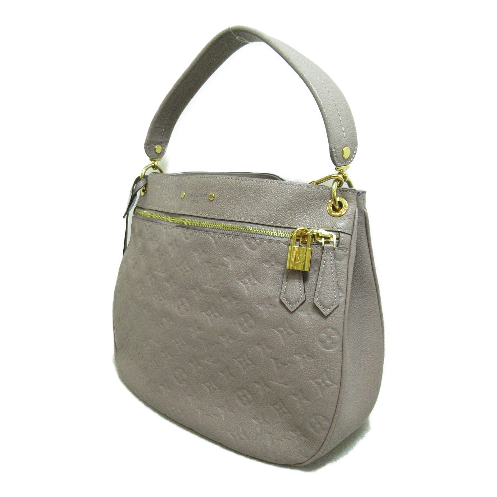 Louis Vuitton Spontaneous 2w Shoulder Bag Leather Monogram Emplant  Pearl M42910