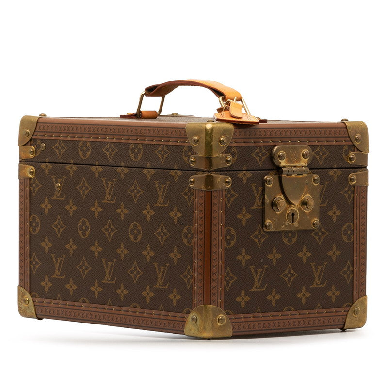 Louis Vuitton Monogram Boat Flakon Handbag  Case Cosmetic Box M21828 Brown PVC Leather  Louis Vuitton