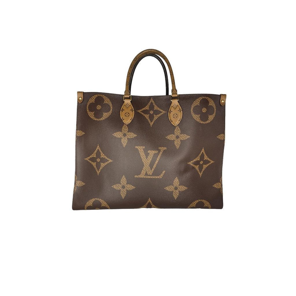 Louis Vuitton Monogram Giant Reverse Canvas Onthego GM Tote