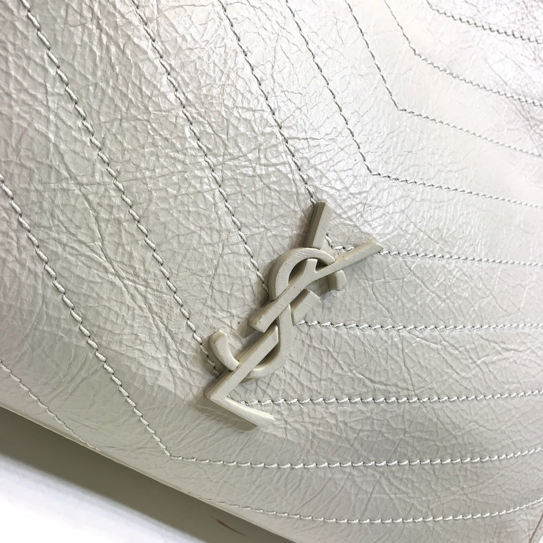 GLAMI Niki MeGLAMIum Shopping Bag White For Women 12.6in/32cm YSLÃ‚Â 