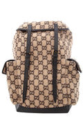 Gucci Beige GG Monogram Wool Backpack