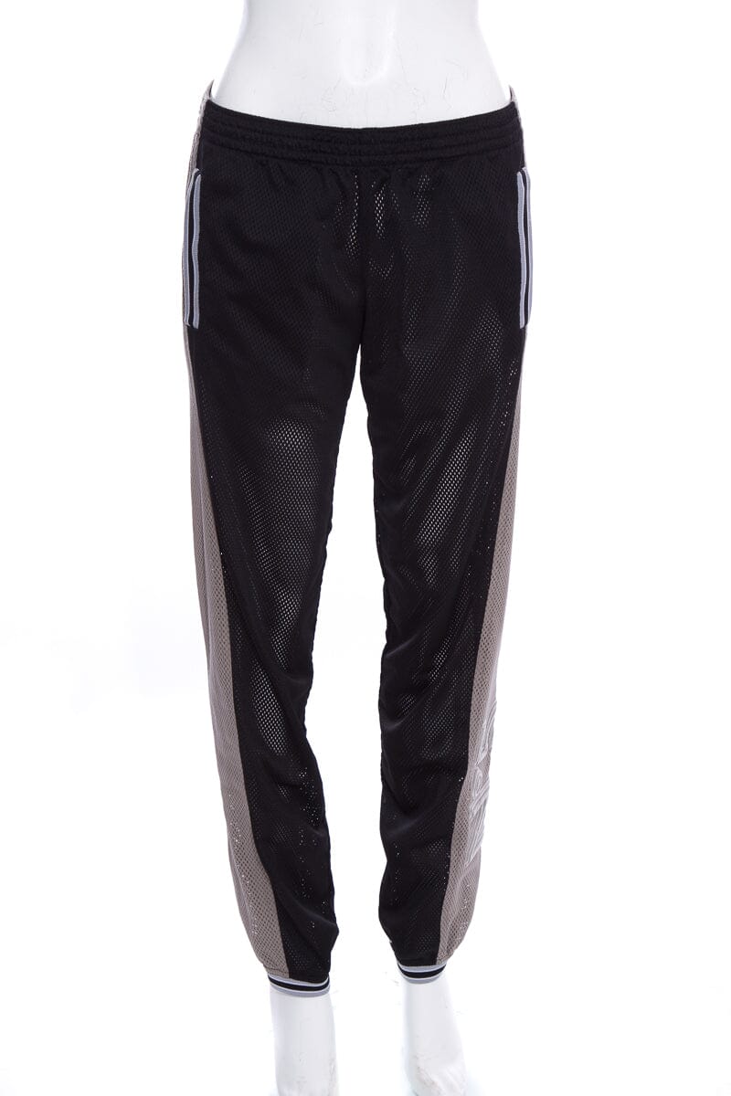 Chanel ID Line Black & Grey Mesh Pants SZ L