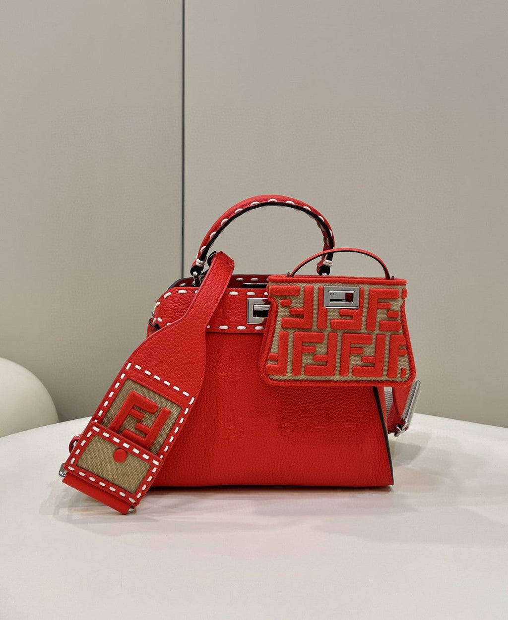 FI GlamI Small Red Bag For Woman 23cm/9in