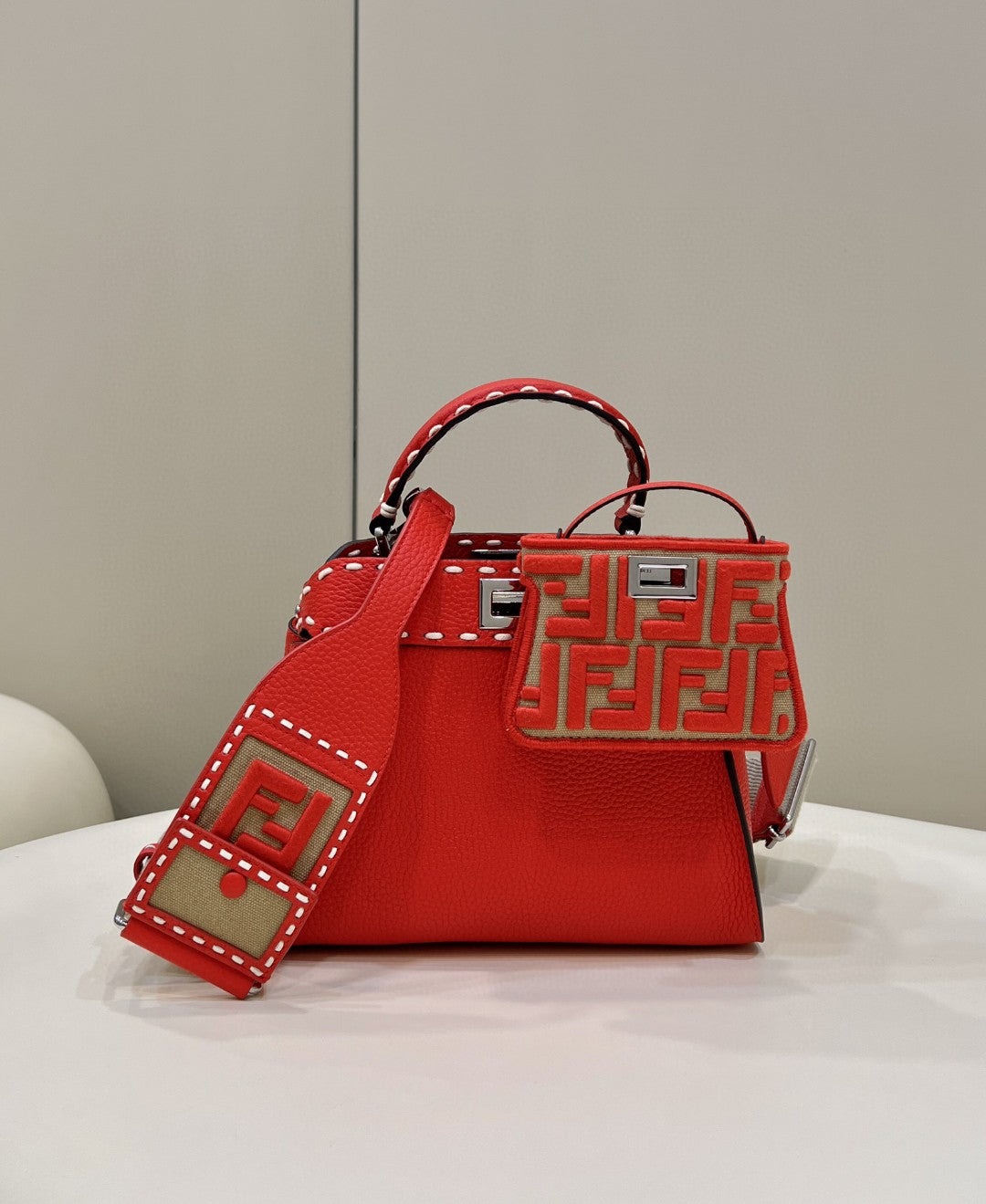 FI GlamI Small Red Bag For Woman 23cm/9in