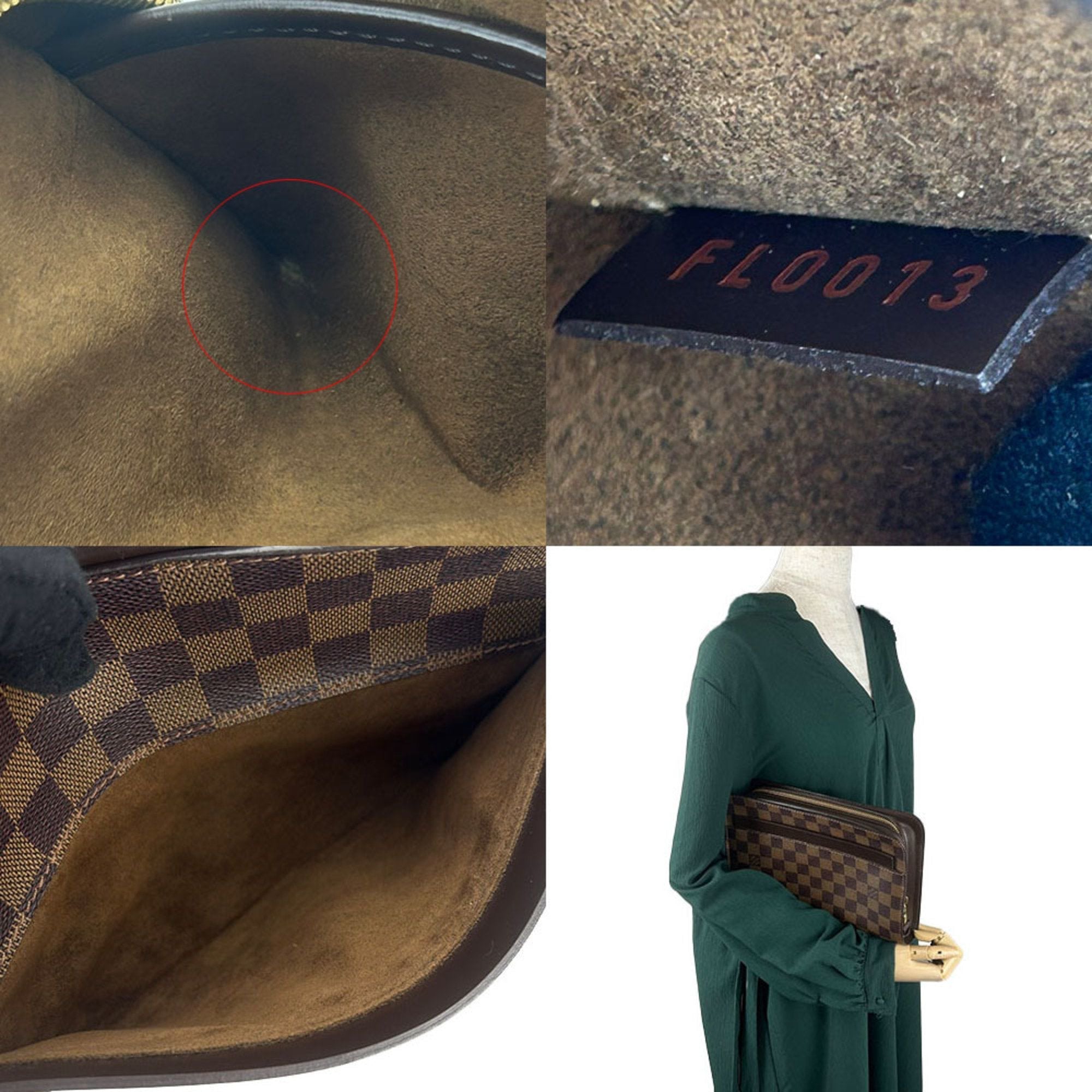 Louis Vuitton Saint Louis  Canvas Clutch Bag ()