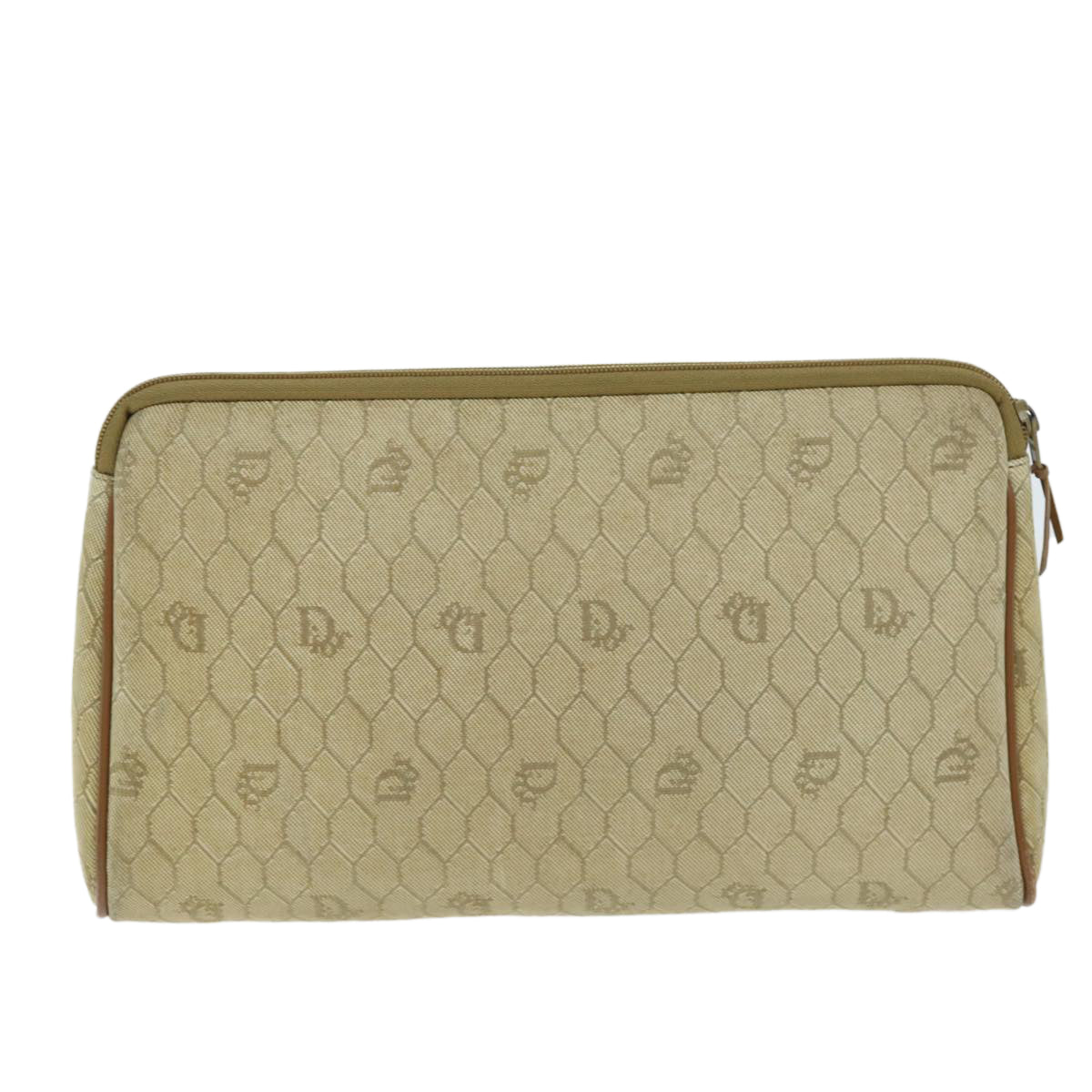Dior Honeycomb  Canvas Clutch Bag ()