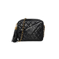 Chanel Vintage Black Quilted Lambskin CC Camera Bag
