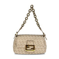 Fendi FF Monogram Mini Mama Baguette Shoulder Bag