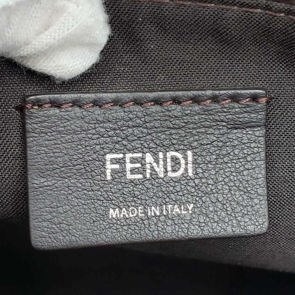 Fendi Green Leather Shoulder Bag