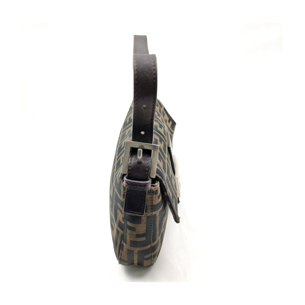 Fendi Hand Bag Brown Canvas