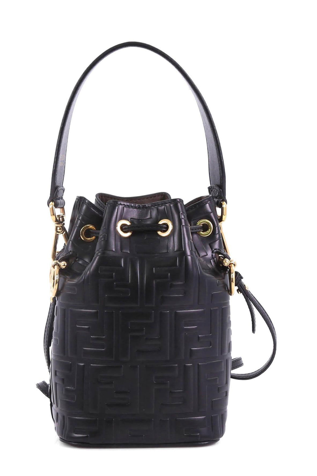 Mini Zucca Embossed Mon Tresor Black