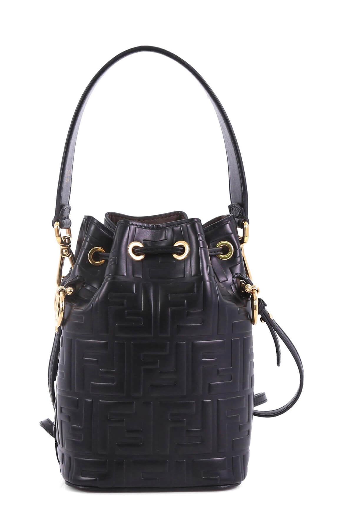 Mini Zucca Embossed Mon Tresor Black
