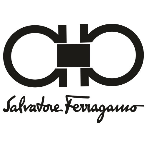 FERRAGAMO GANCINI EMBOSSED LEATHER SMALL MESSENGER BAG