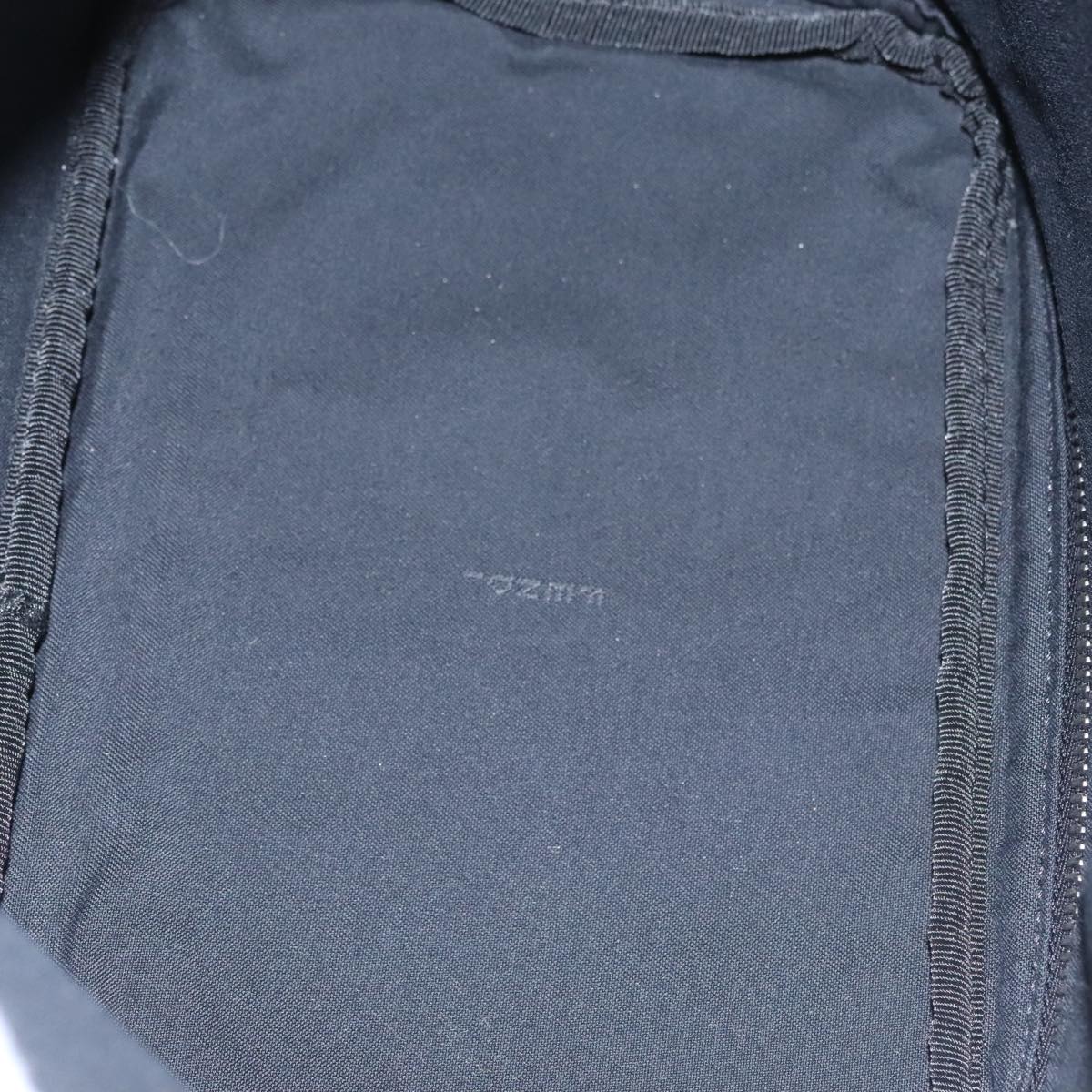 FENDI Zucca Canvas Shoulder Bag Black FF3878A