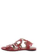 HermÃƒÆ’Ã‚Â¨s Red Karlotta Sandals SZ 37.5