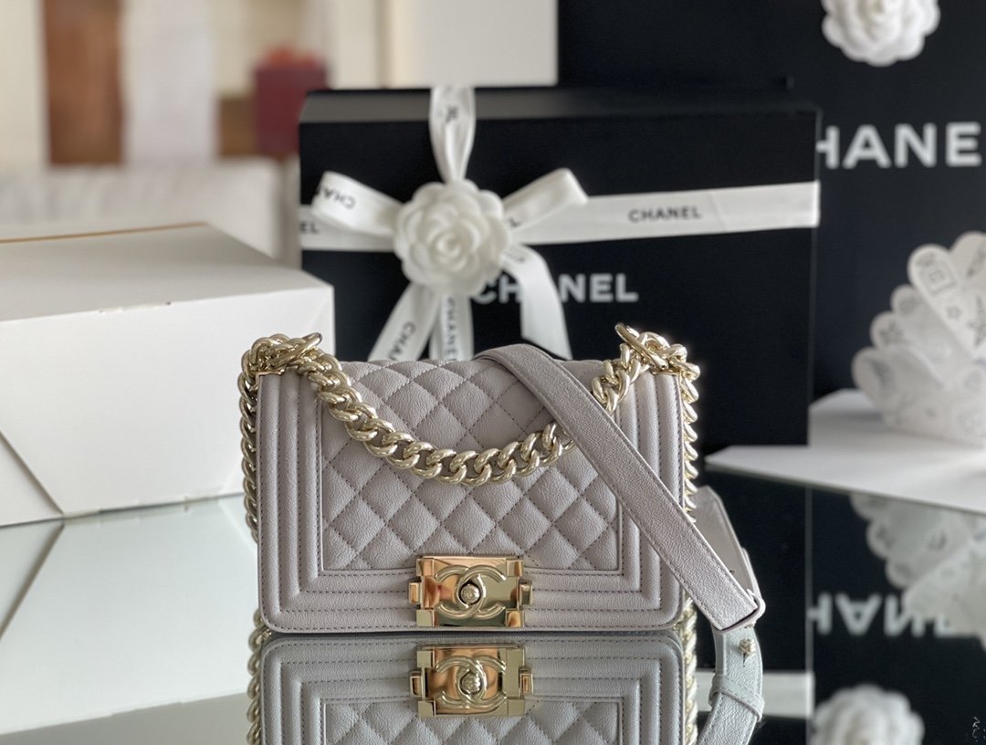 CHLMini Classic GlamIapbag White For Women 15cm/5.9 in