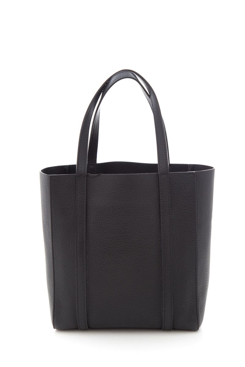 Balenciaga Black Leather top Handle Handbag