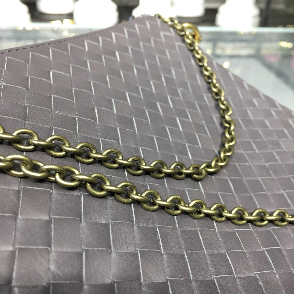 GLAMI Chain Shoulder Bag Gray, For Women, WomenÃƒÂ¢Ã¢â€šÂ¬Ã¢â€žÂ¢s Bags 9.6in/24.5cm