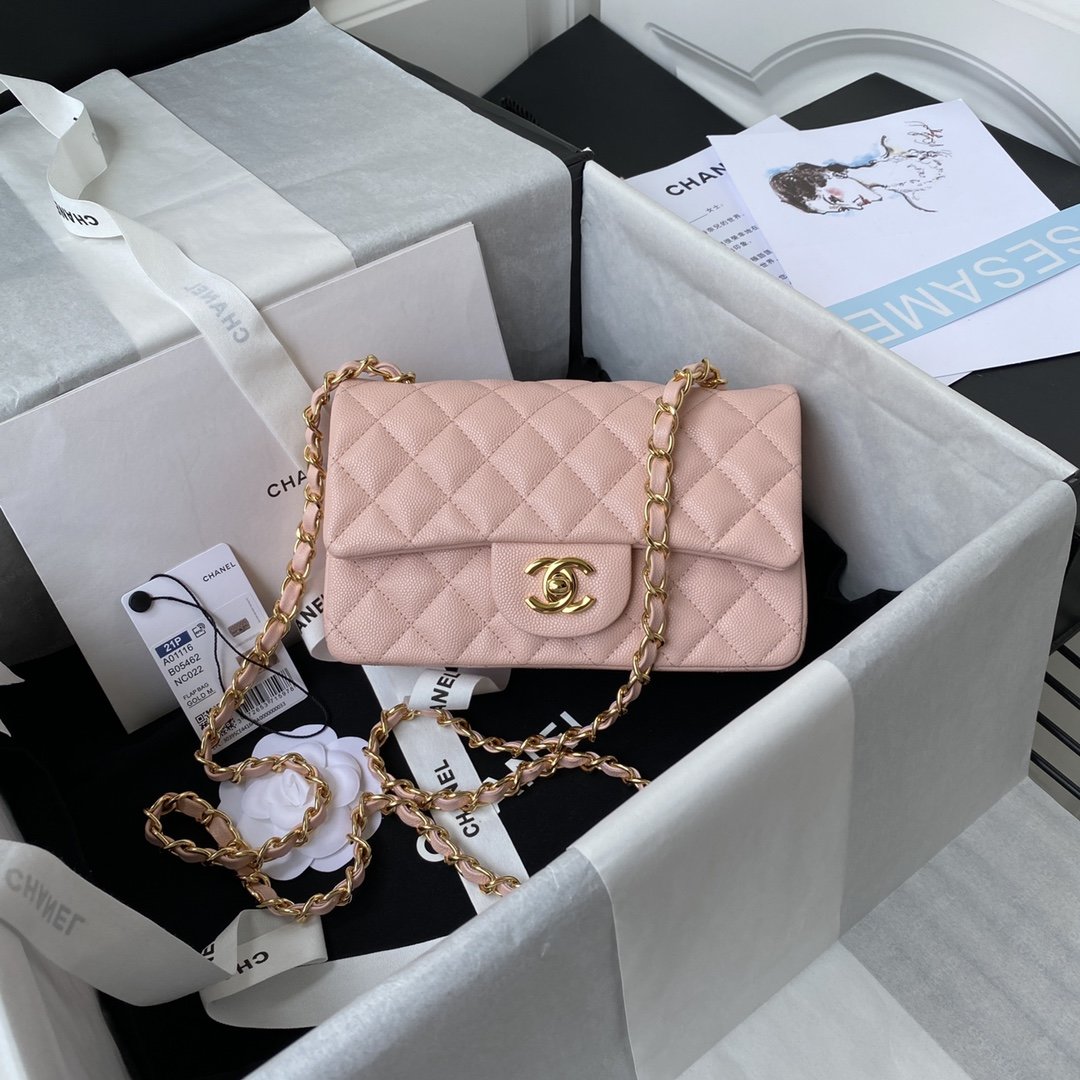 CHLMini Classic Handbag PiNike For Women 7.9in/20cm