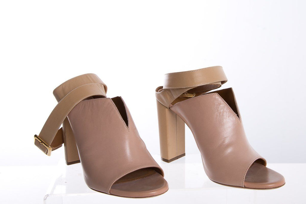 ChloÃƒÆ’Ã‚Â© Light Mauve Leather Sandals SZ 36