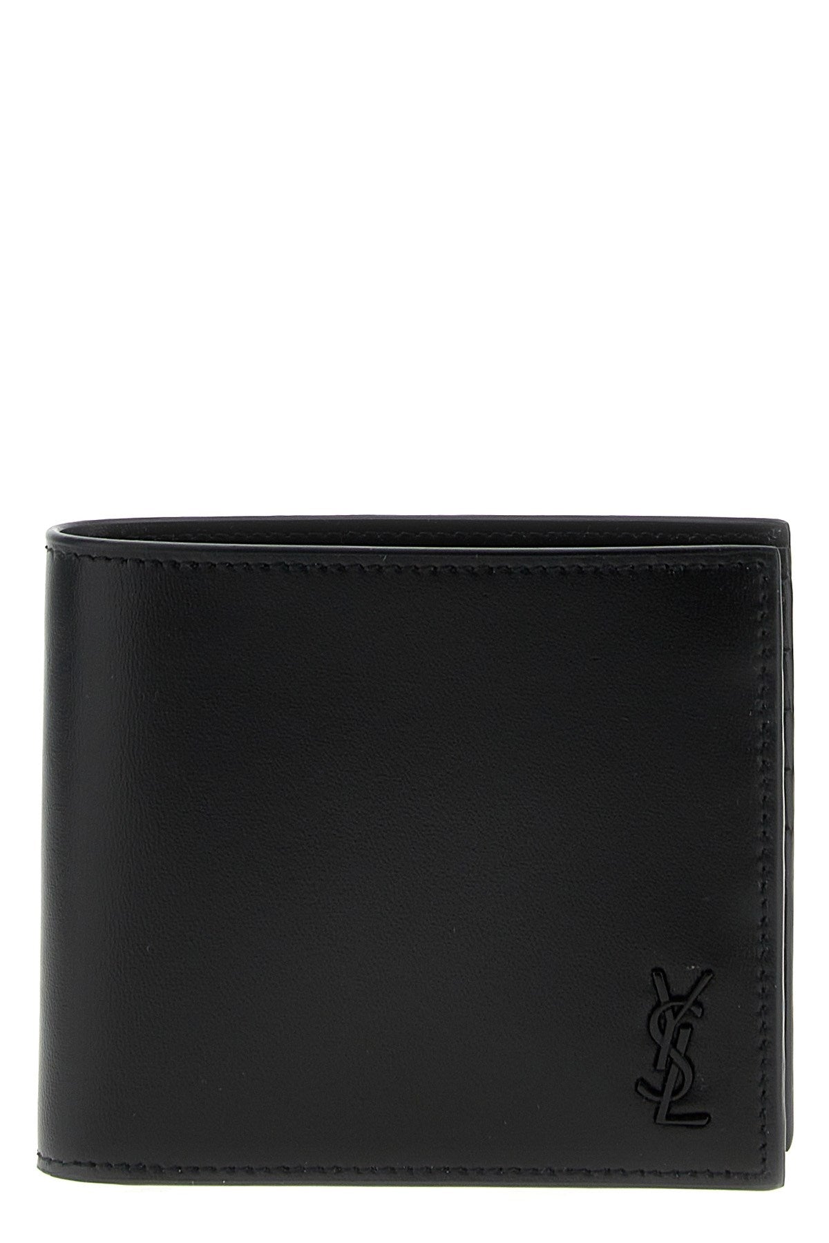 Saint Laurent Men Logo Leather Wallet