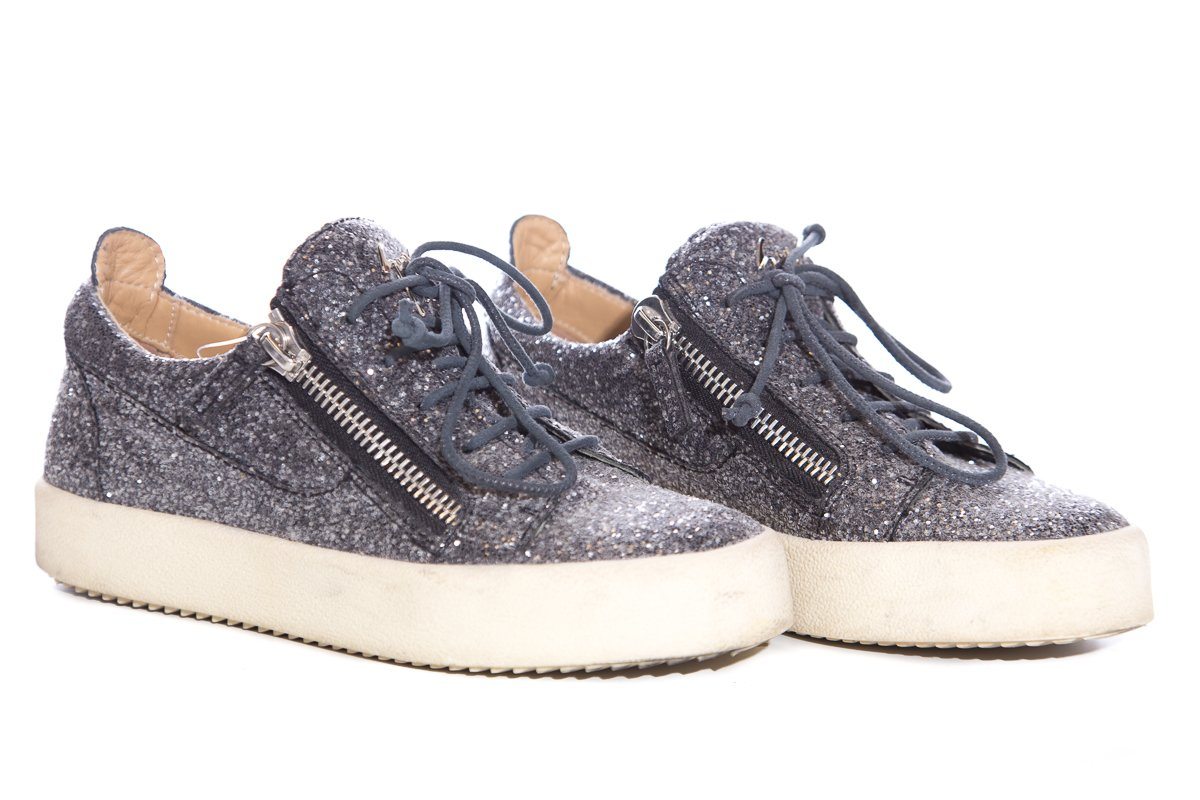 Giuseppe Zanotti Grey Sneakers SZ 37