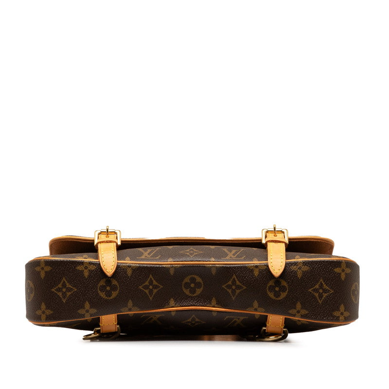 Louis Vuitton Monogram Marrell Saccoads Handbag Shoulder Bag Locks 3WAY M51158 Brown PVC Leather  Louis Vuitton