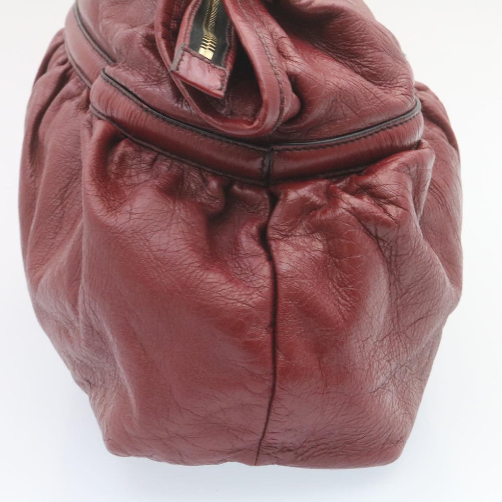 FENDI Tote Bag Leather Red fm1108