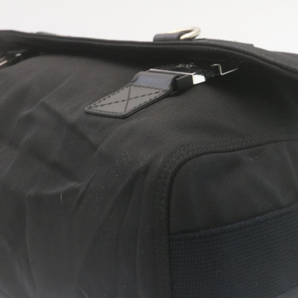 GUCCI Sherry Line Messenger Bag Shoulder Bag Nylon Black fm1186