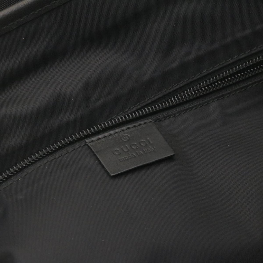 GUCCI Sherry Line Messenger Bag Shoulder Bag Nylon Black fm1186
