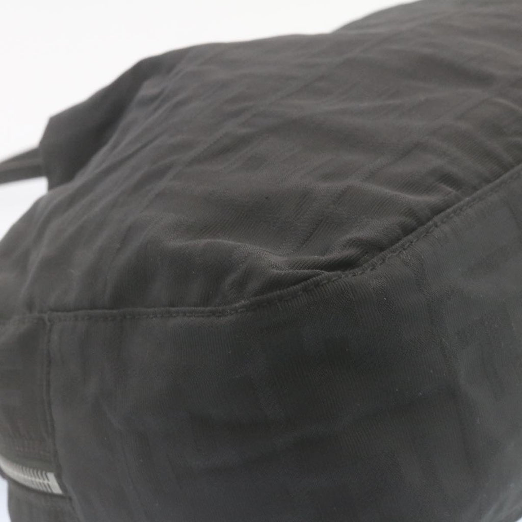 FENDI Zucca Canvas Tote Bag Black fm1221