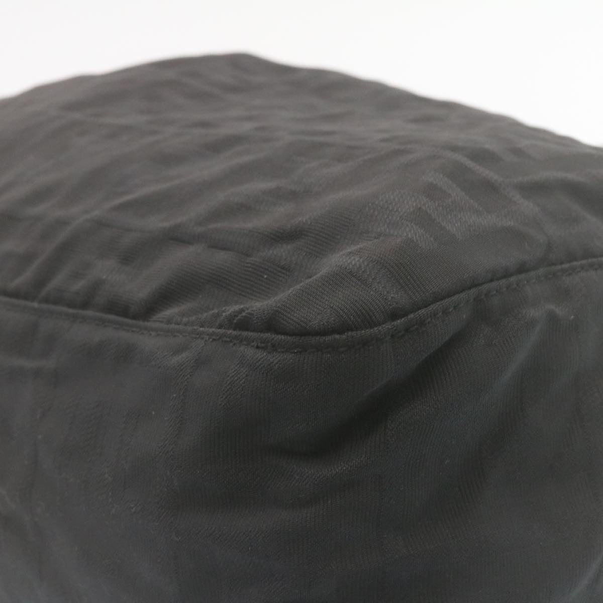 FENDI Zucca Canvas Tote Bag Black fm1221