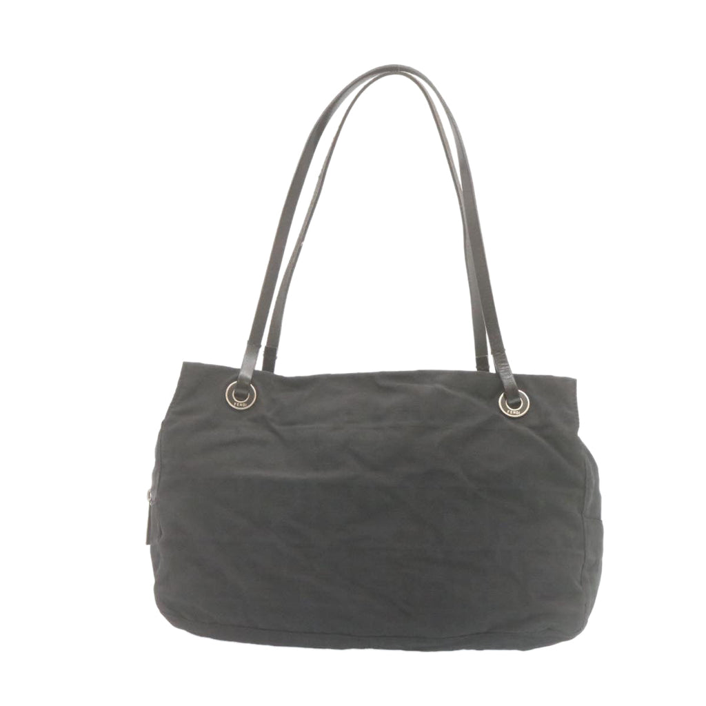 FENDI Zucca Canvas Tote Bag Black fm1221