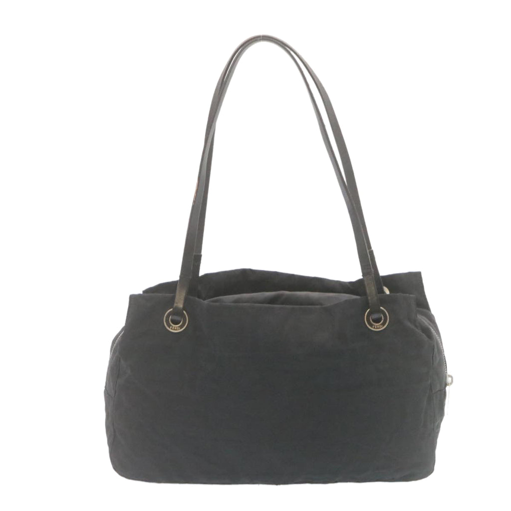 FENDI Zucca Canvas Tote Bag Black fm1221