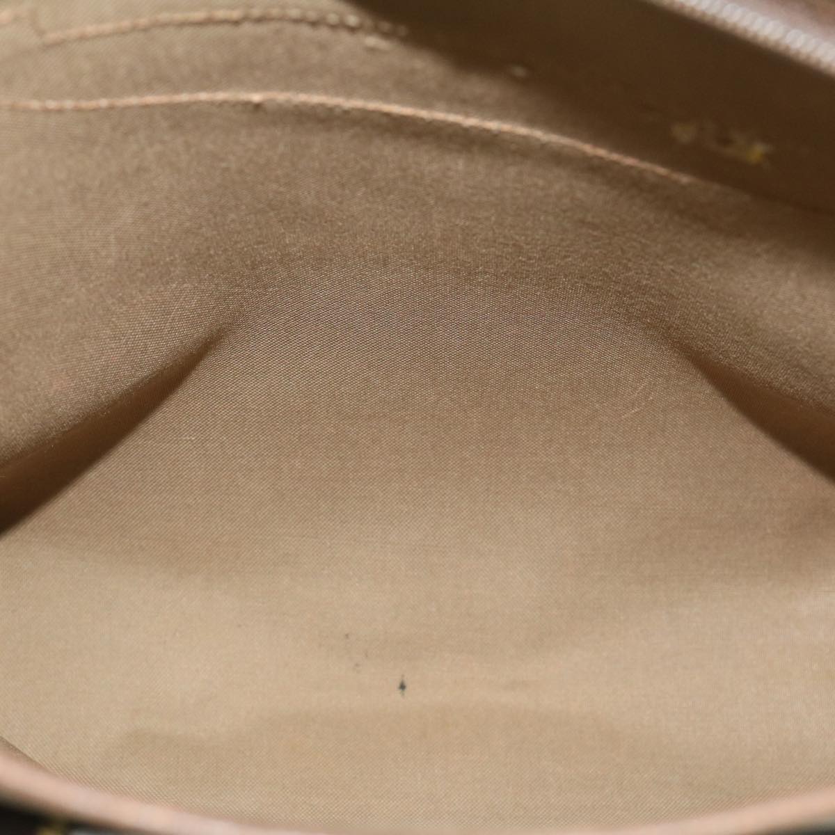 GUCCI GG Canvas Shoulder Bag PVC Leather Beige fm1310
