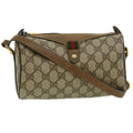 GUCCI GG Canvas Web Sherry Line Shoulder Bag Beige Red Green 8902018 fm1530
