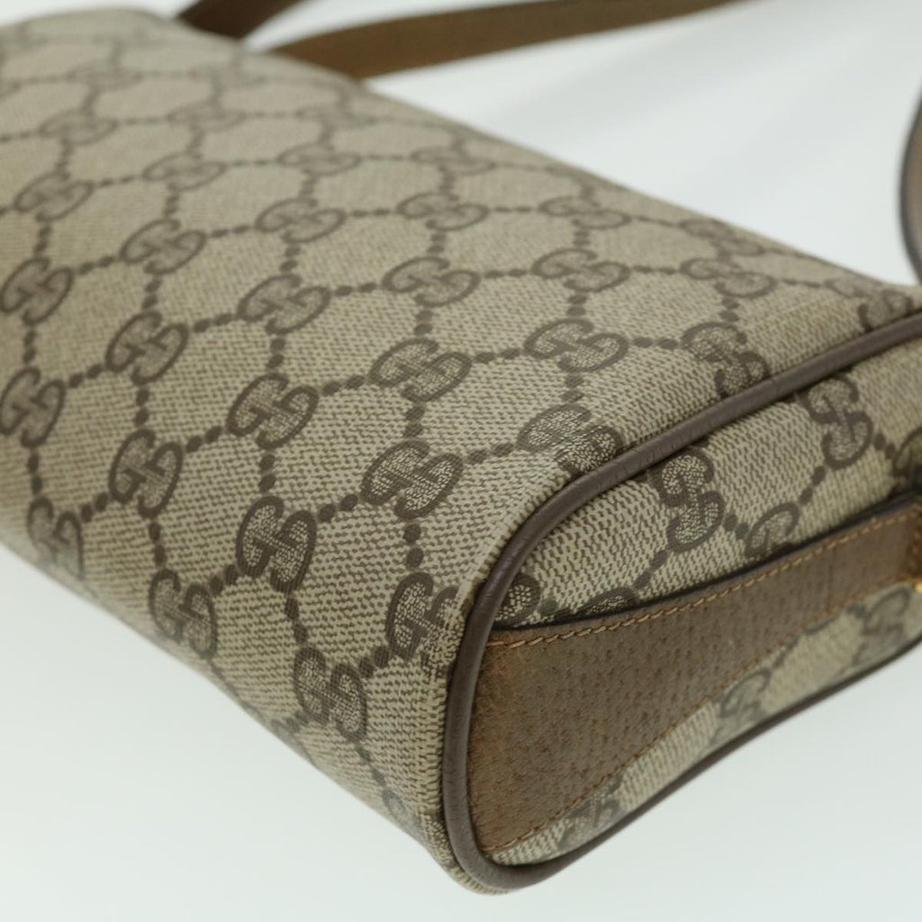 GUCCI GG Canvas Web Sherry Line Shoulder Bag Beige Red Green 8902018 fm1530