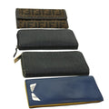 FENDI Bug Zucca Canvas Wallet 4Set Black Brown fm1630
