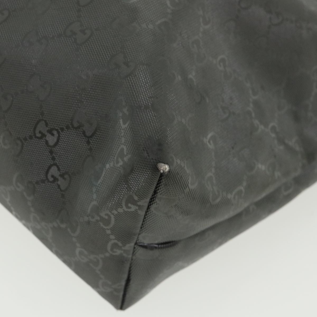 GUCCI GG Canvas Tote Bag Gray 211137492174 fm1642